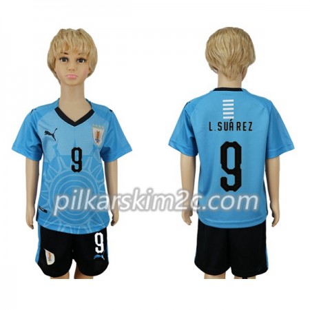 Koszulka Urugwaj L.Suarez 9 Dziecięca Główna Mistrzostwa Świata 2018 - Koszulki Piłkarskie